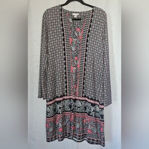 J. Jill Paisley Print Midi Dress Size Large